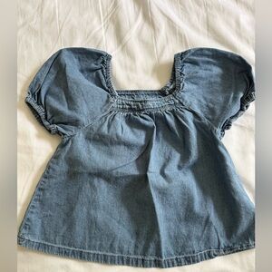 Baby GAP Light Blue Denim Top Size 4T